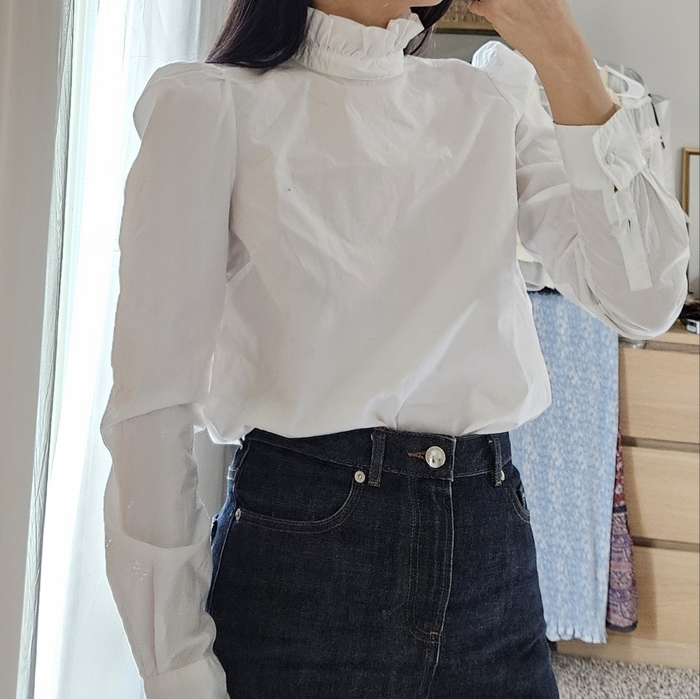 Frame mockneck shirt